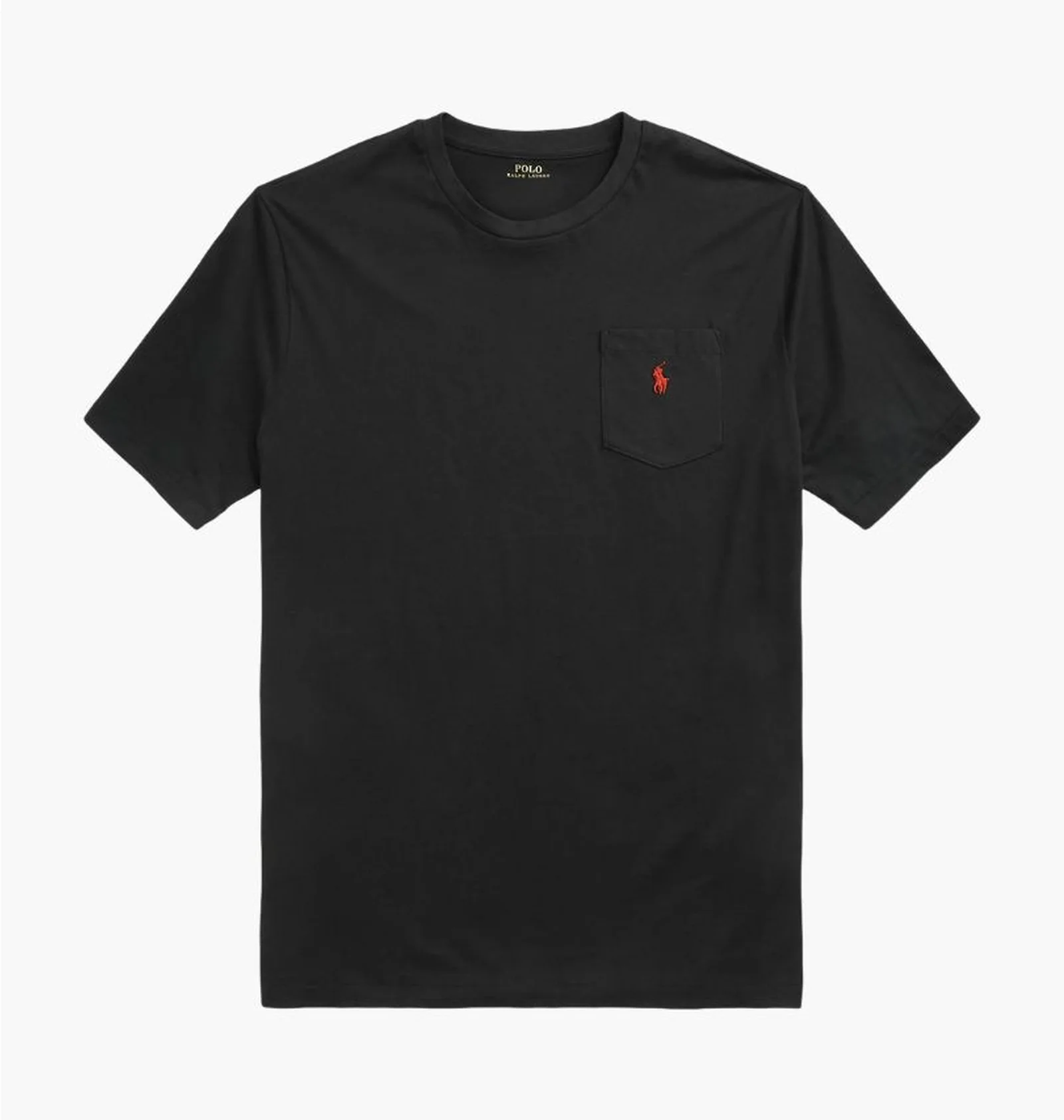 Футболка чоловіча Polo Ralph Lauren Pocket Tee In Black — фото 1