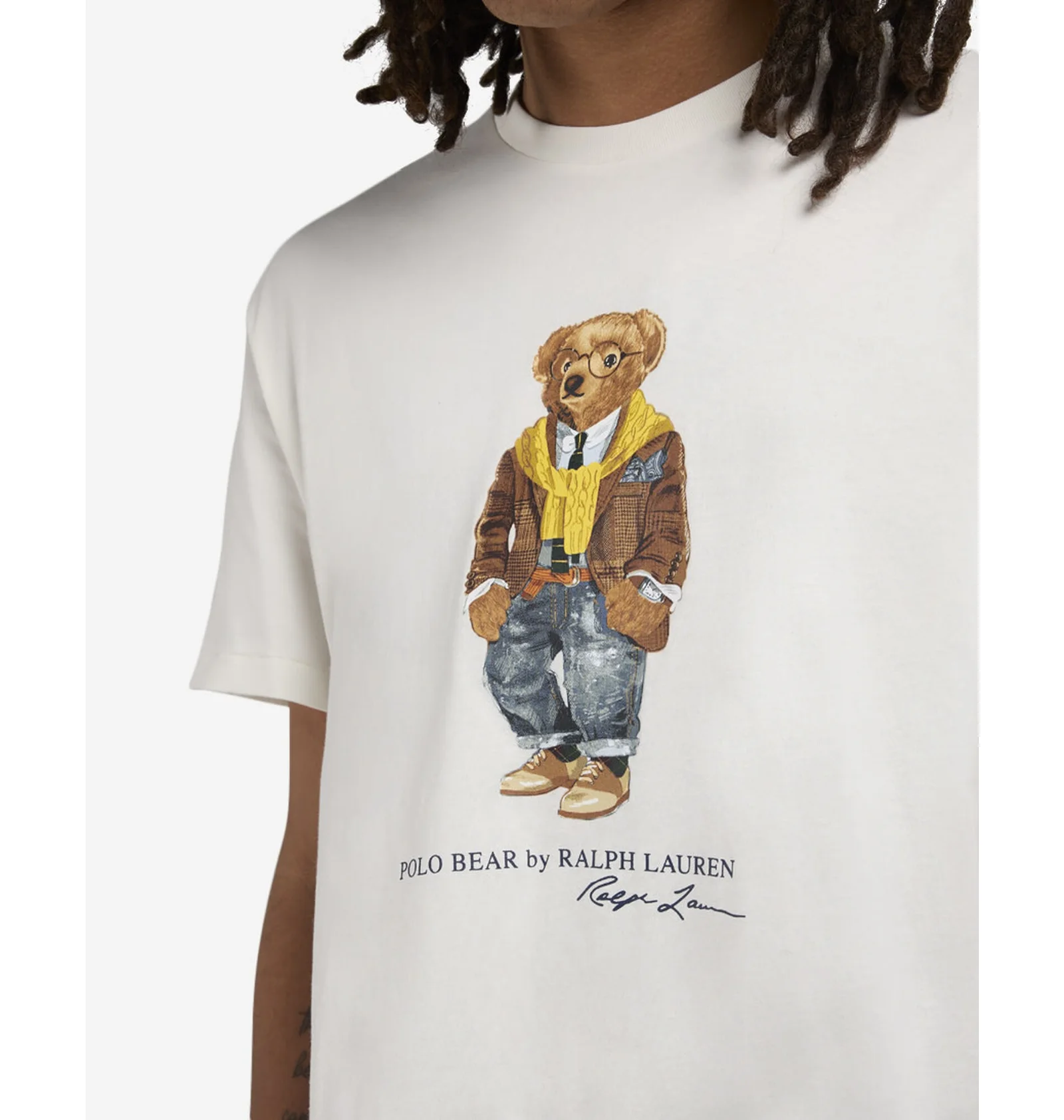 Футболка чоловіча Polo Ralph Lauren Short-Sleeve Jersey Knit Graphic Novelty Bear T-Shirt 'Nevis/Hudsn Valley Bear' — фото 5