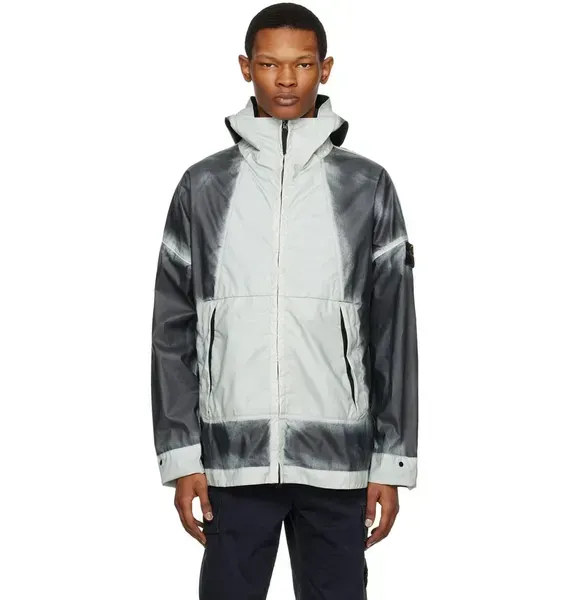 Куртка чоловіча Stone Island Hand-Sprayed Mussola Gommata-TC Jacket — фото 4