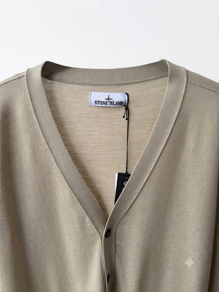 Кардиган чоловічий Stone Island Wool Knit Cardigan Pczec — фото 3