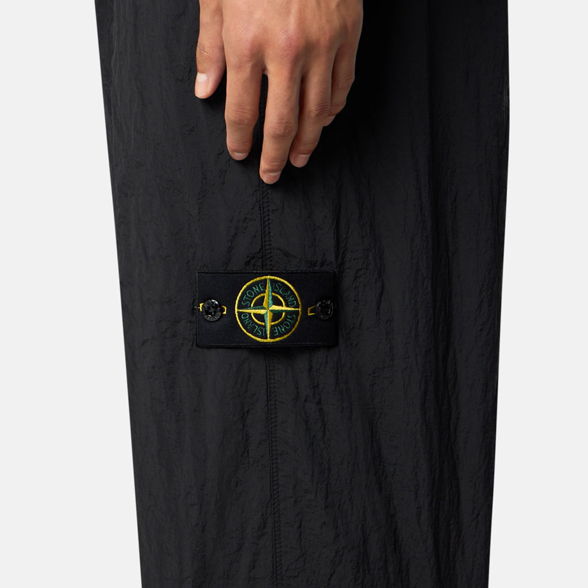 Штани чоловічі Stone Island Loose Fit Cargo Black — фото 6