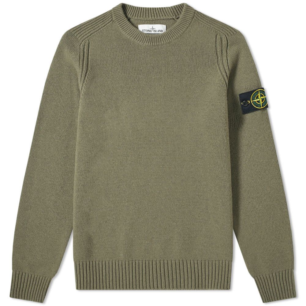 Светр чоловічий Stone Island Knit Sweater Green Pczec — фото 1