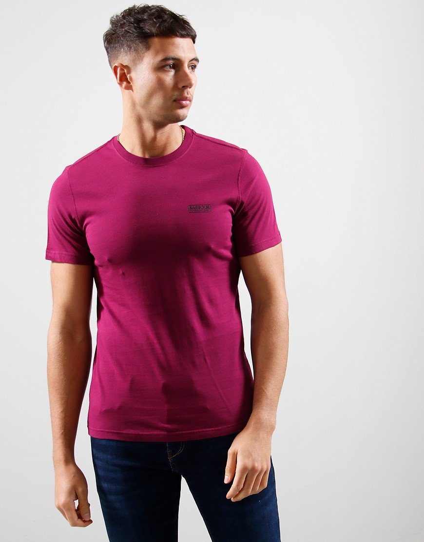Футболка чоловіча Barbour Tee-Magenta Purple — фото 2