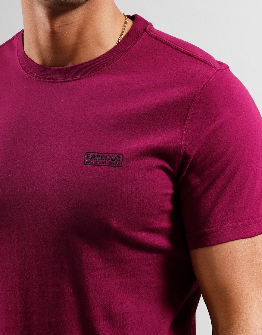 Футболка чоловіча Barbour Tee-Magenta Purple — фото 4