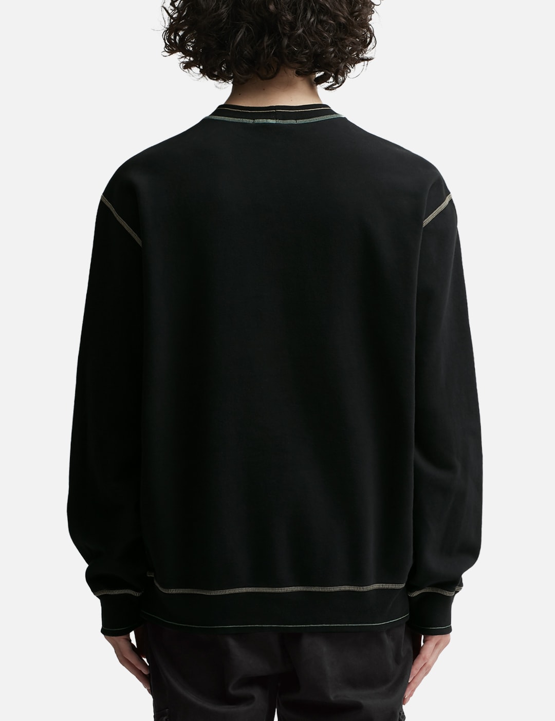 Світшот чоловічий Stone Island Logo Print Crew Neck Pullover Sweatshirt — фото 6