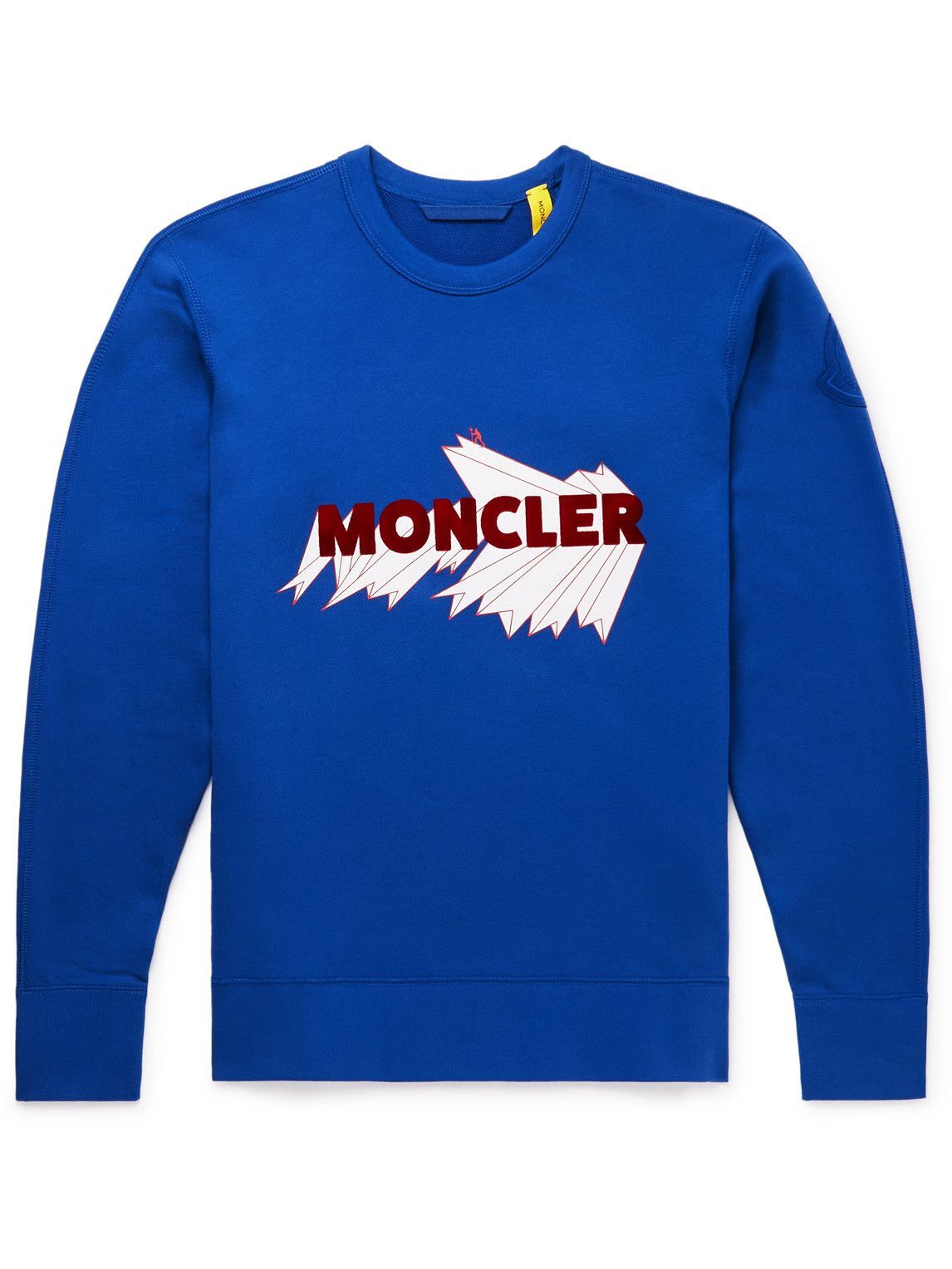 Світшот чоловічий Moncler Graphic Logo Sweatshirt Blue — фото 3