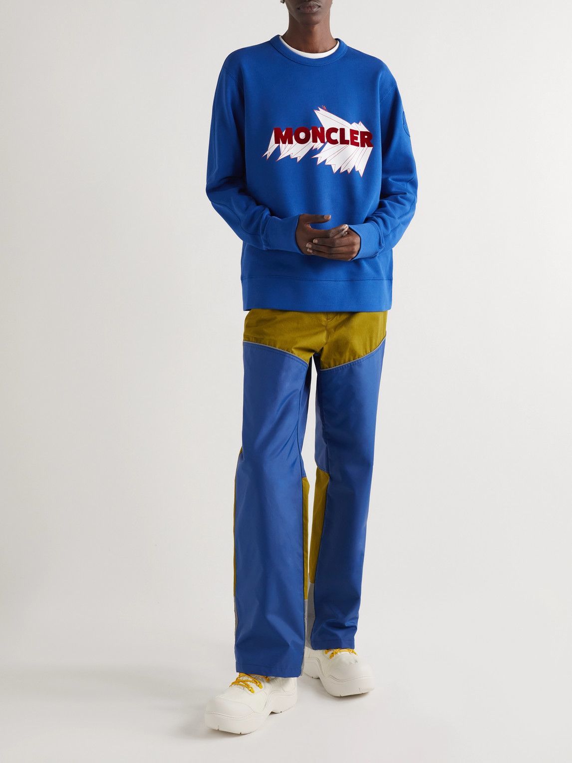 Світшот чоловічий Moncler Graphic Logo Sweatshirt Blue — фото 4