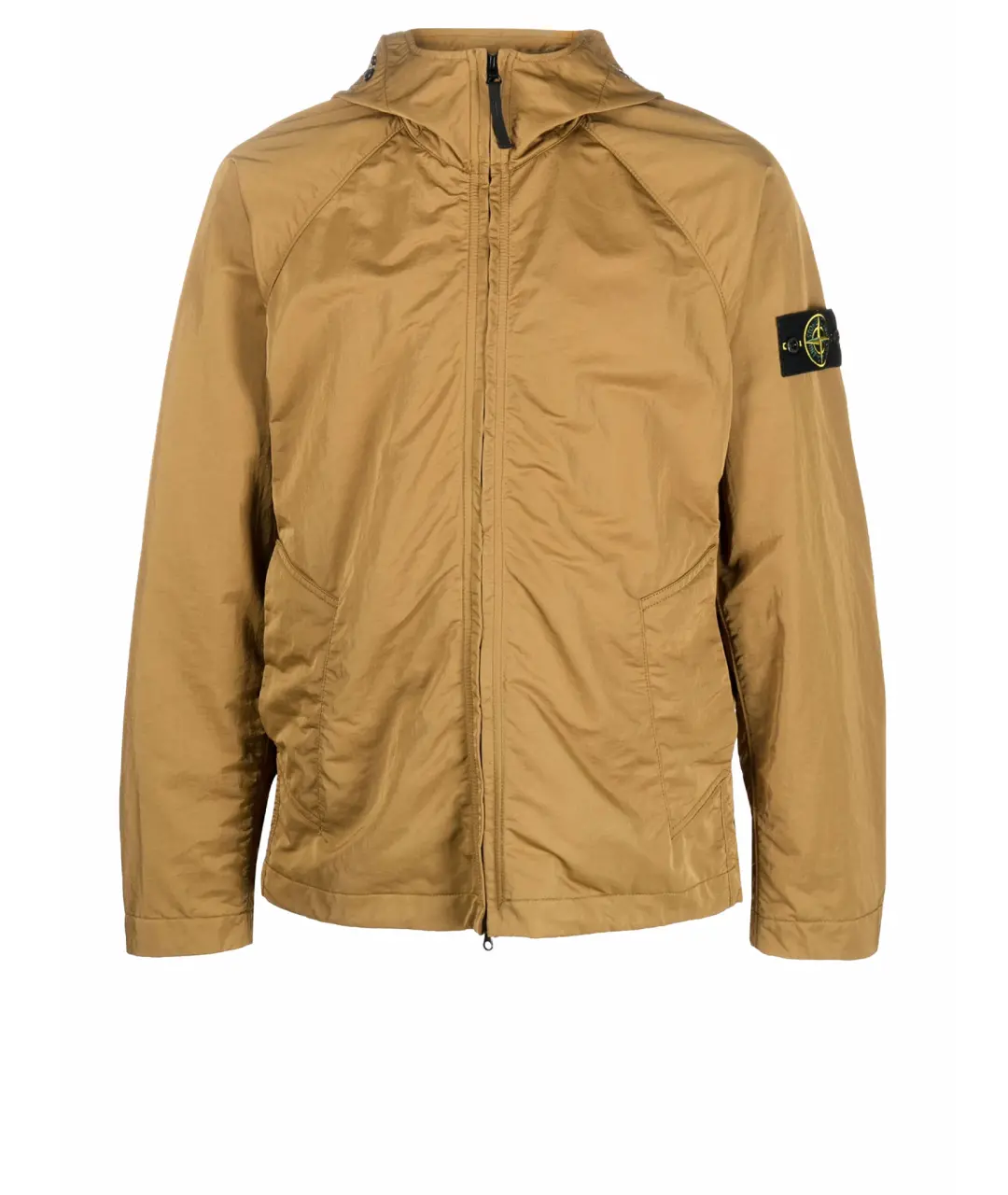 Куртка чоловіча Stone Island Zip Hooded Jacket Men Jacket Bark-Yellow Pczec — фото 1