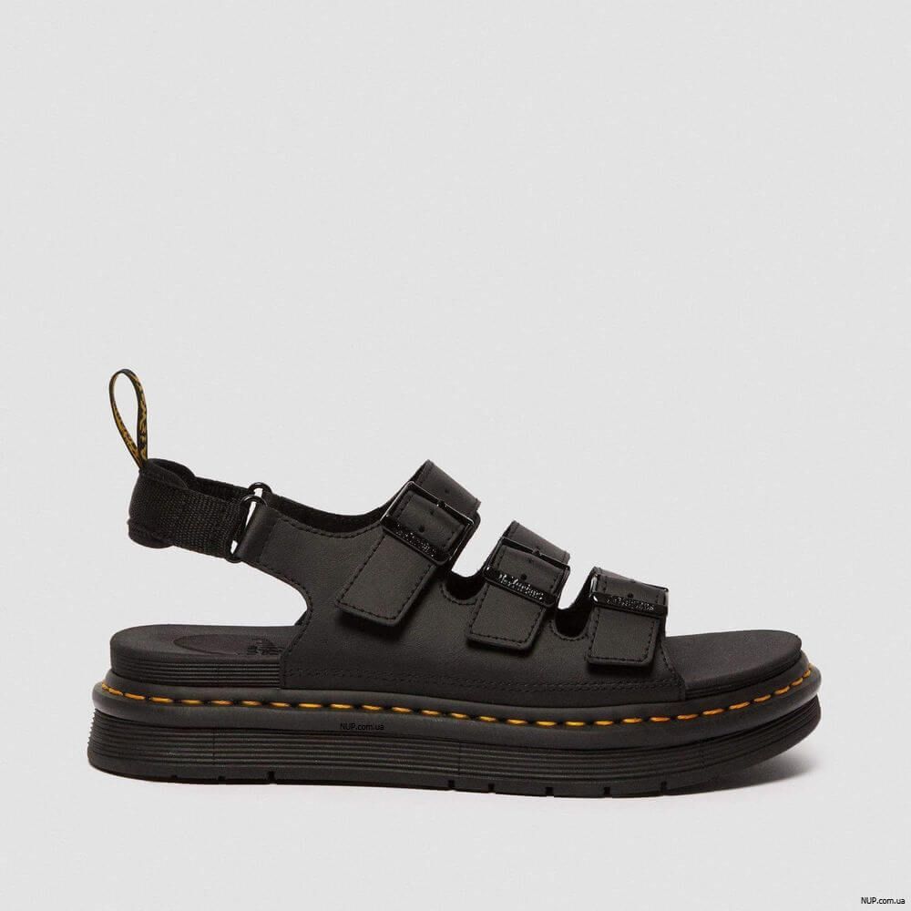 Сандалі чоловічі Dr. Martens Soloman Black Hydro Leather (25767001) — фото 1