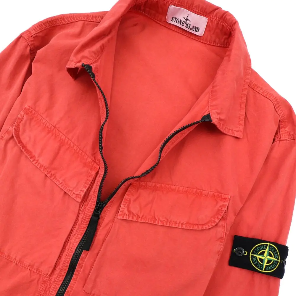 Сорочка Stone Island Overshirt Red — фото 4