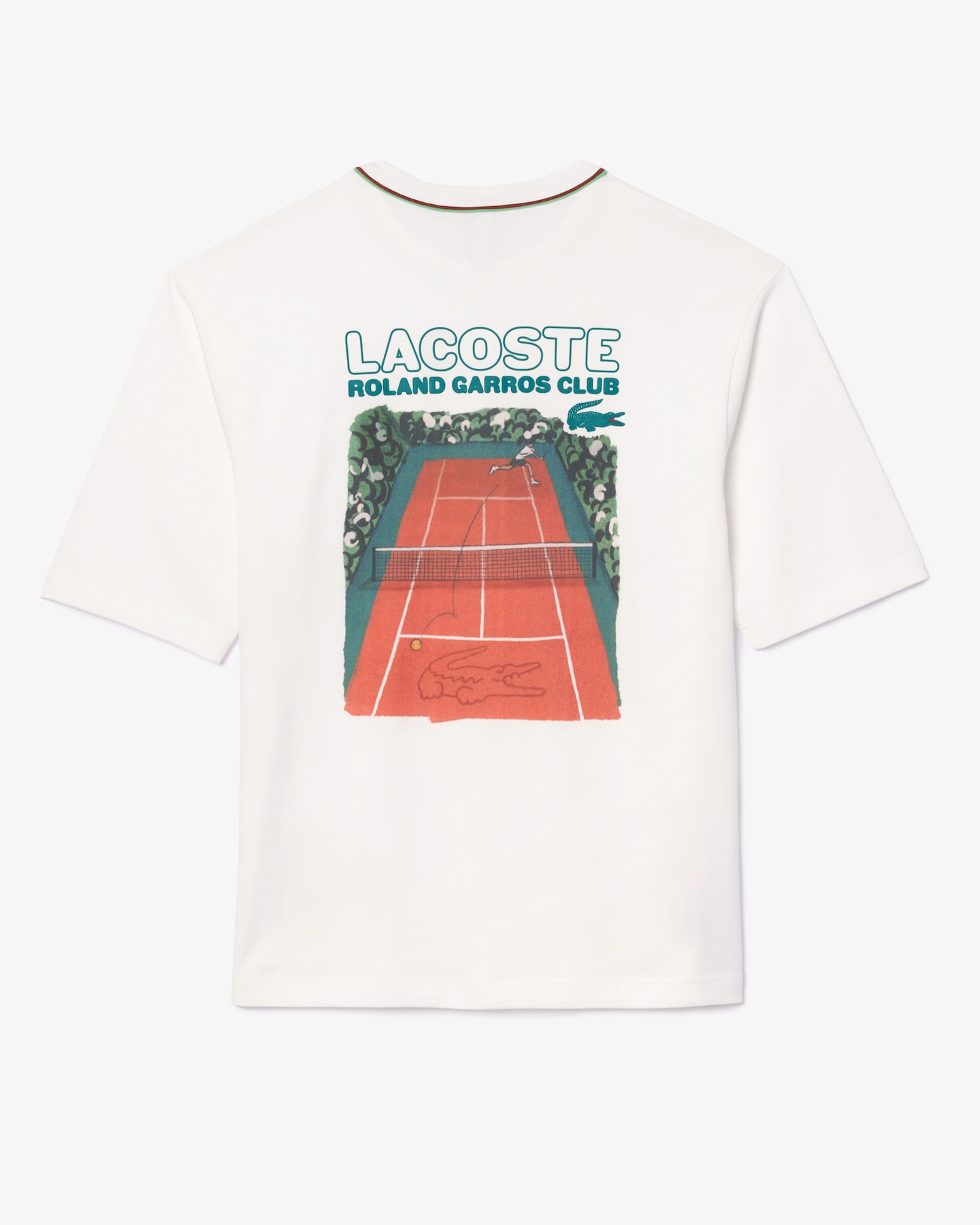 Футболка Lacoste Roland-Garros Edition Jersey — фото 6