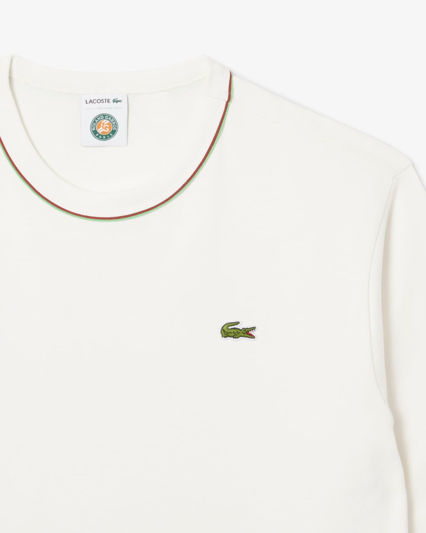 Футболка Lacoste Roland-Garros Edition Jersey — фото 7