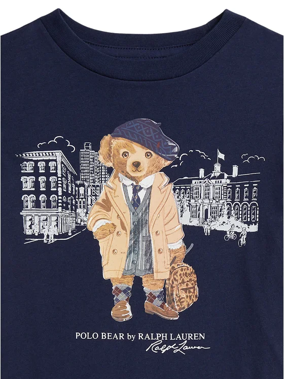 Дитяча футболка Ralph Lauren Tee Bear — фото 4
