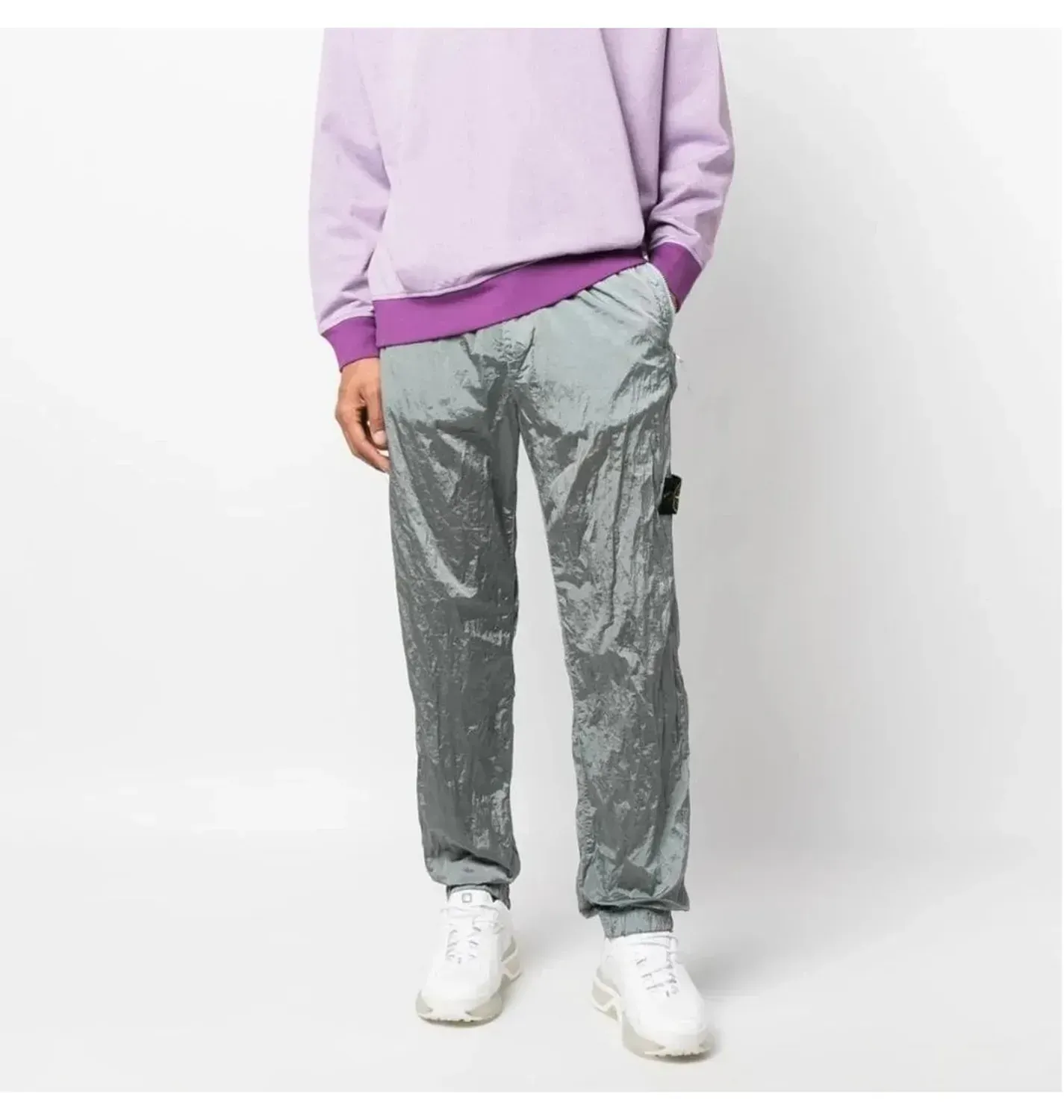 Штани чоловічі Stone Island Econyl® Nylon Loose Regular Track — фото 6