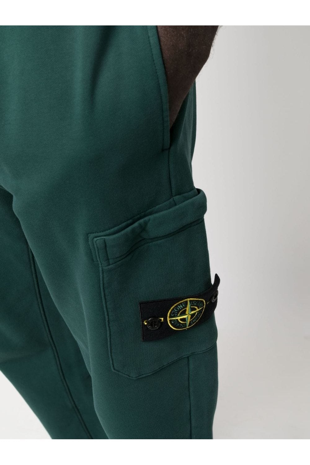 Штани чоловічі Stone Island Cuffed Joggers Green — фото 7