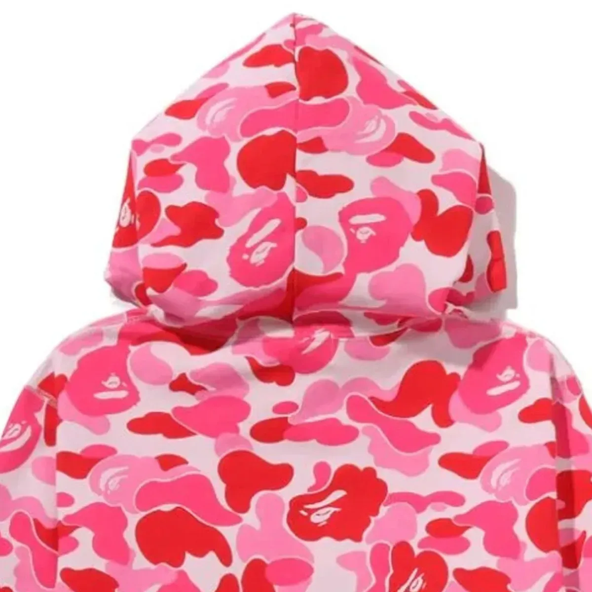 Футболка чоловіча A Bathnig Ape Men's Abc Camo Bape Sta Pullover Hoodie Pink — фото 3