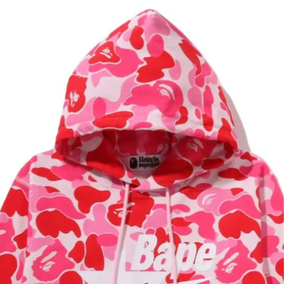 Футболка чоловіча A Bathnig Ape Men's Abc Camo Bape Sta Pullover Hoodie Pink — фото 4