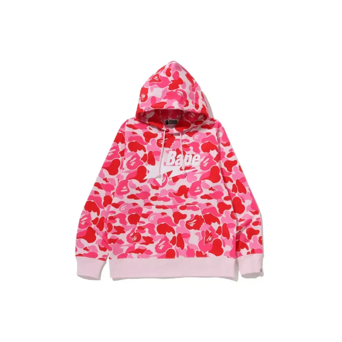 Футболка чоловіча A Bathnig Ape Men's Abc Camo Bape Sta Pullover Hoodie Pink — фото 1
