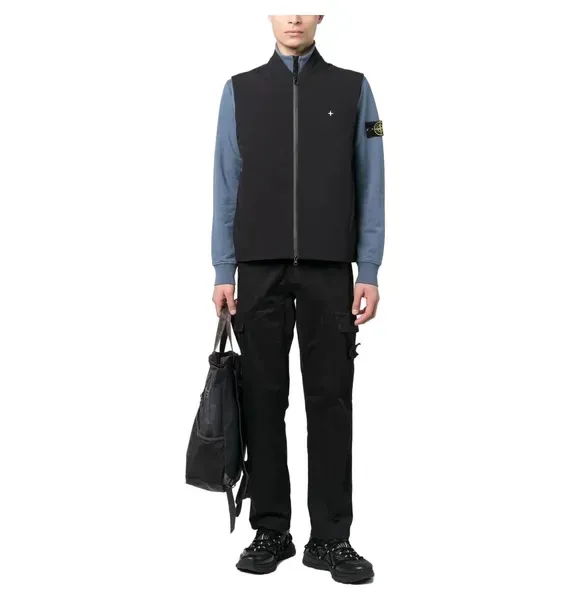 Жилет чоловічий Stone Island Logo-Embroidered Shell Gilet — фото 4