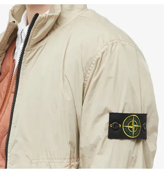 Куртка чоловіча Stone Island Crinkle Reps Jacket 'Dove Grey' — фото 7