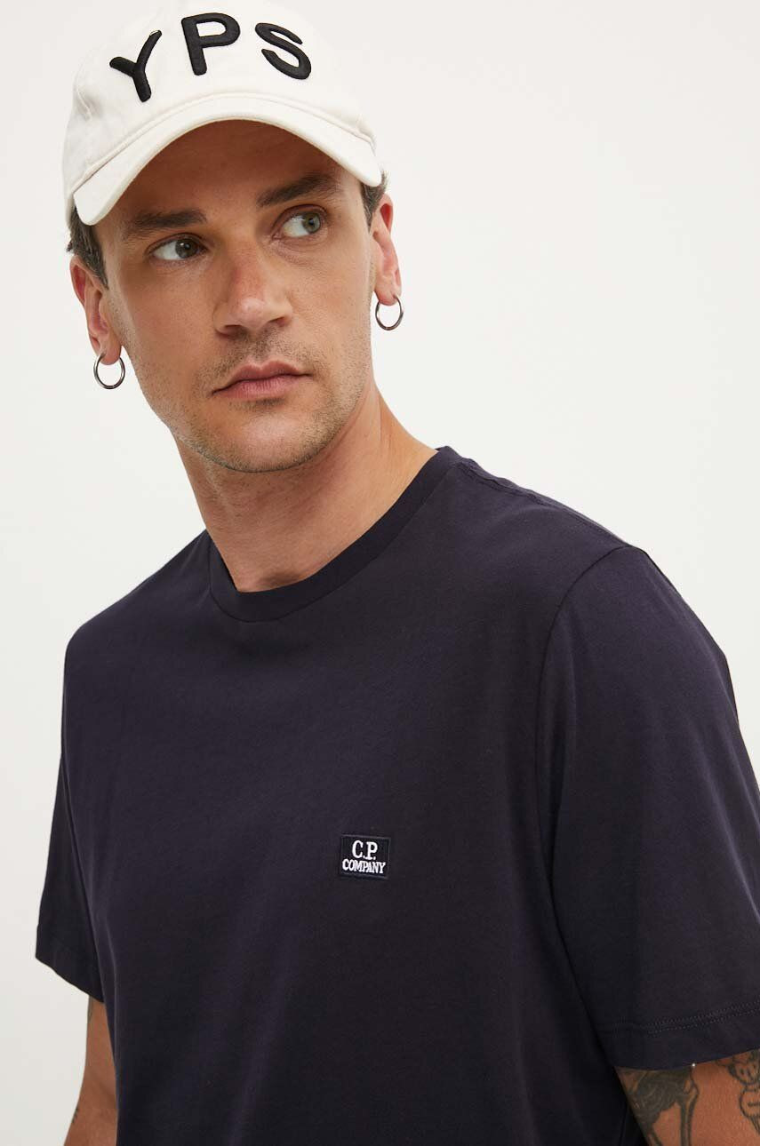 Футболка чоловіча C.p. Company T-shirt Navy — фото 4