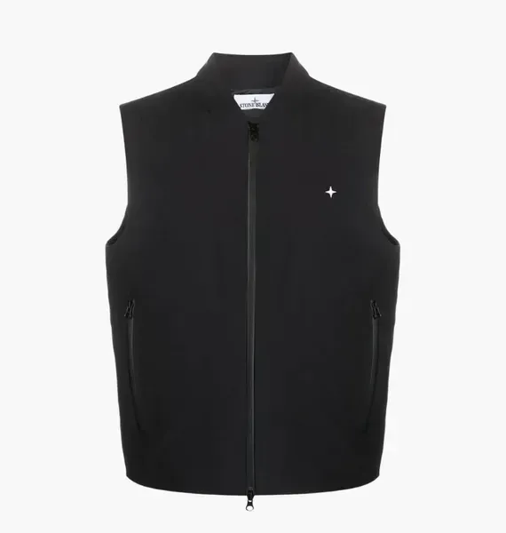 Жилет чоловічий Stone Island Logo-Embroidered Shell Gilet — фото 1