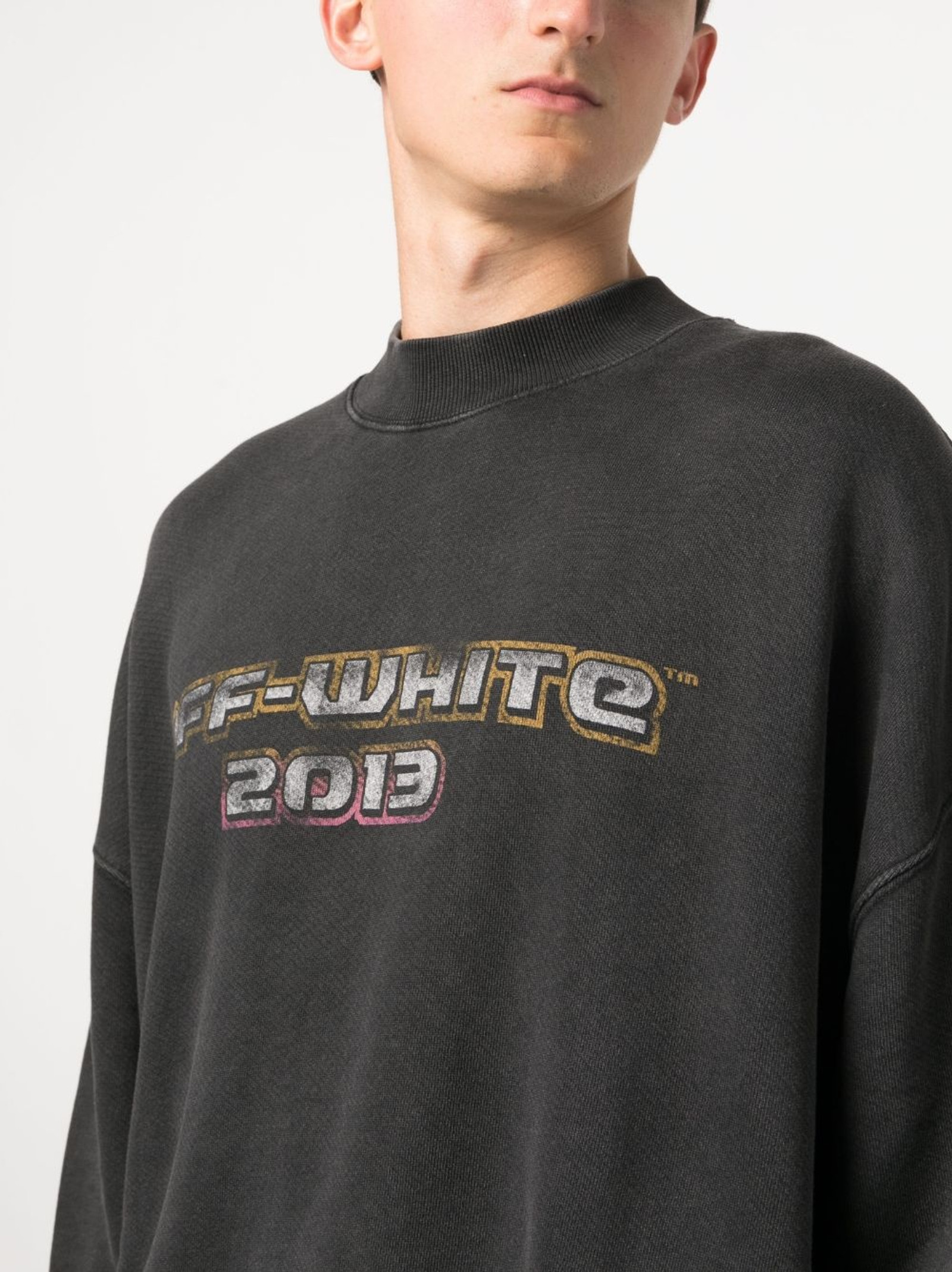 Світшот чоловічий Off-White Digit Bacchus Cotton Sweatshirt — фото 7