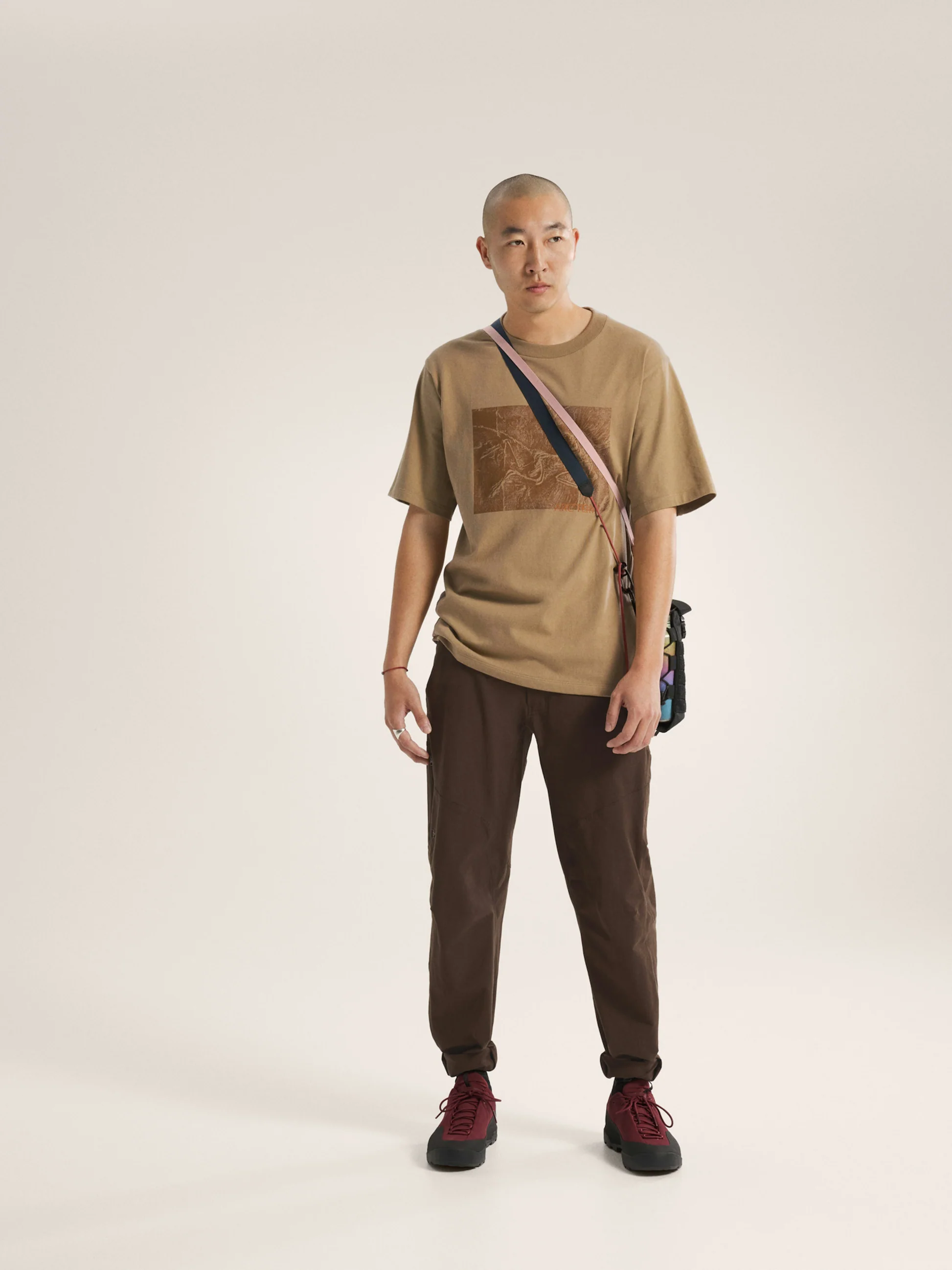 Футболка чоловіча Arc'Teryx Kragg Cotton Lithographica Shirt — фото 4