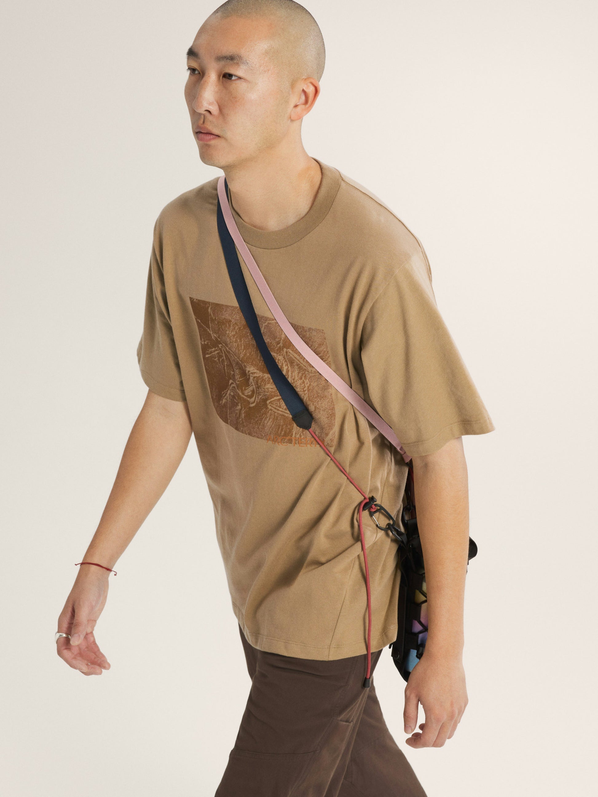 Футболка чоловіча Arc'Teryx Kragg Cotton Lithographica Shirt — фото 3