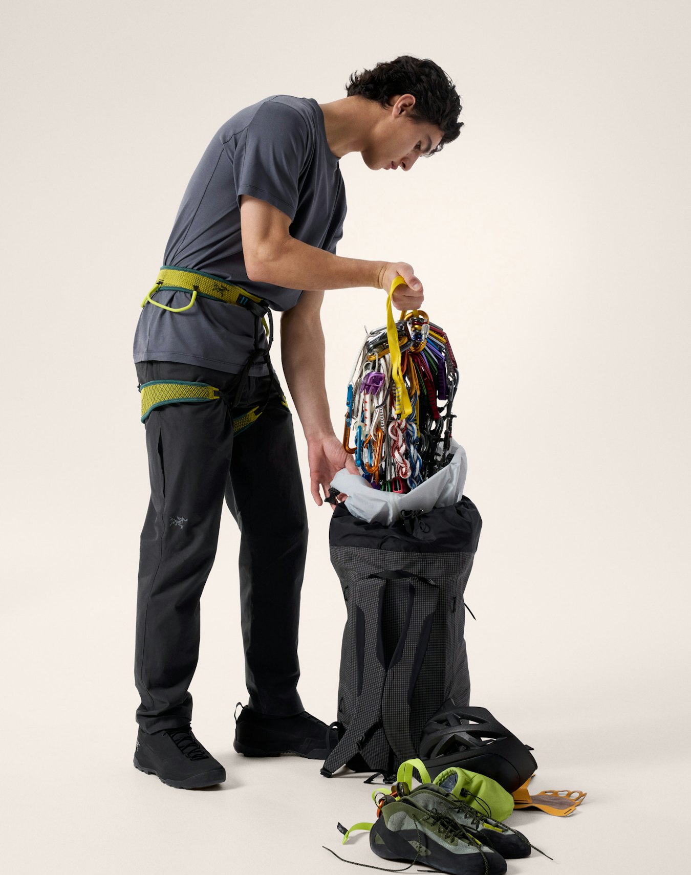 Штани чоловічі Arc'teryx - Kragg Cotton Pant Black — фото 5