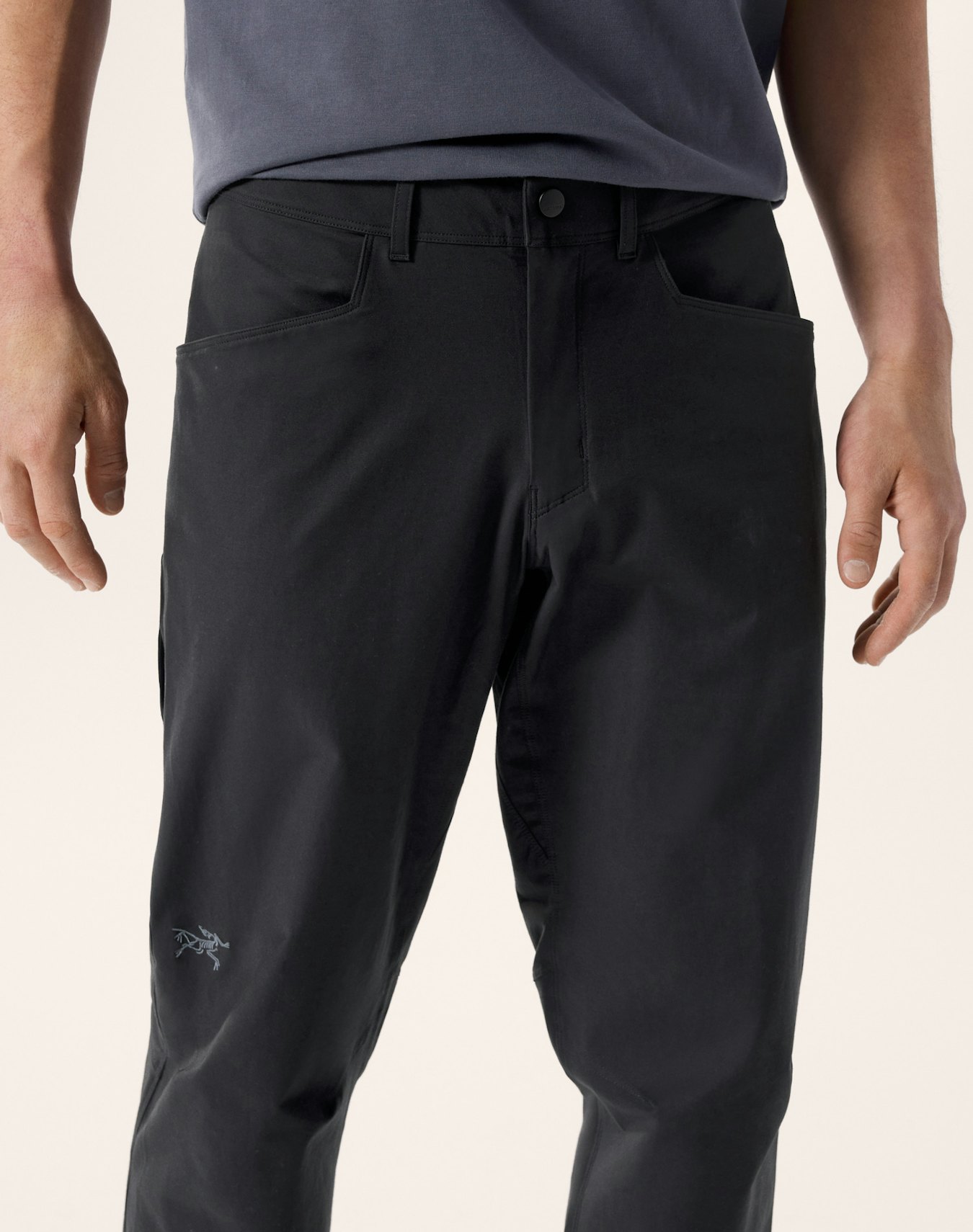 Штани чоловічі Arc'teryx - Kragg Cotton Pant Black — фото 8