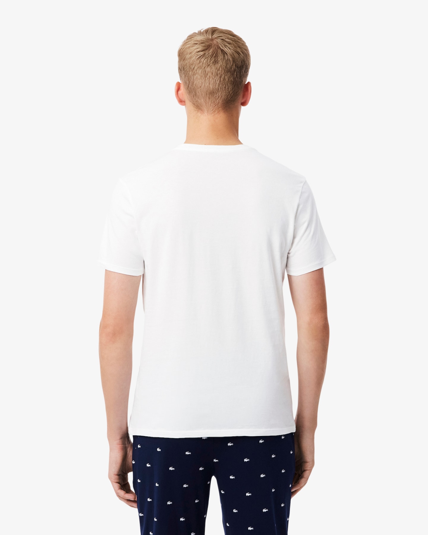 Футболка чоловіча Lacoste Men's 3-Pack Undershirts — фото 5