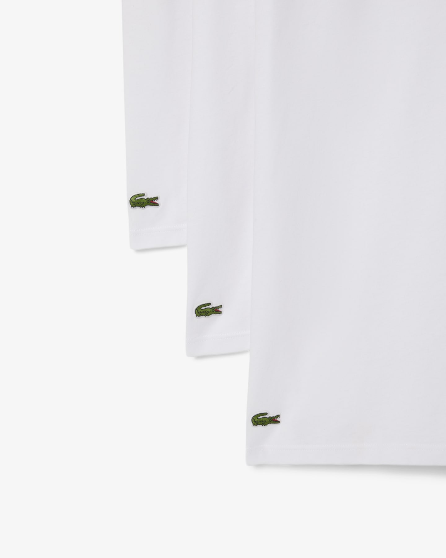 Футболка чоловіча Lacoste Men's 3-Pack Undershirts — фото 6