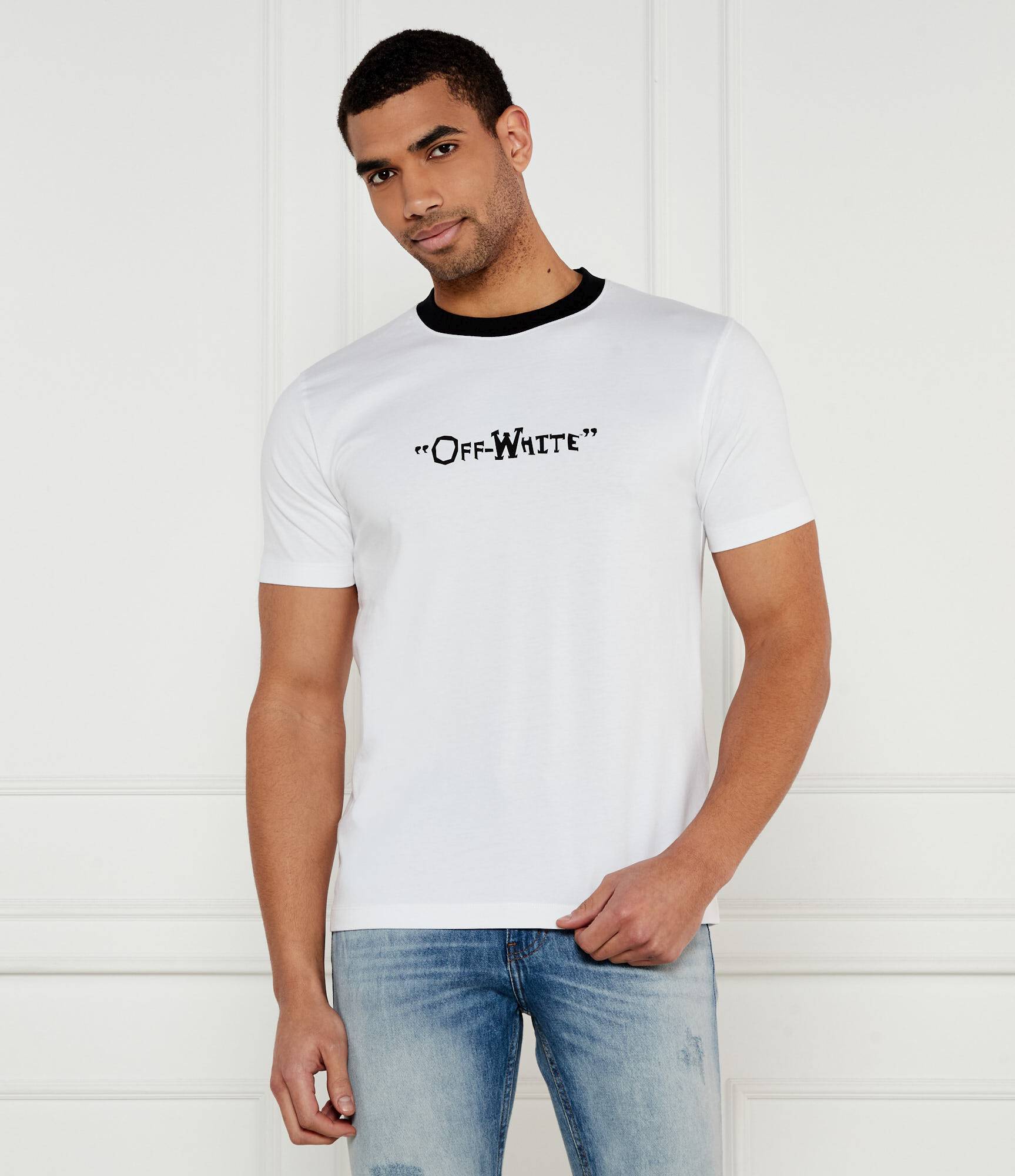 Футболка чоловіча Off White Off Quote Slim Tee — фото 2