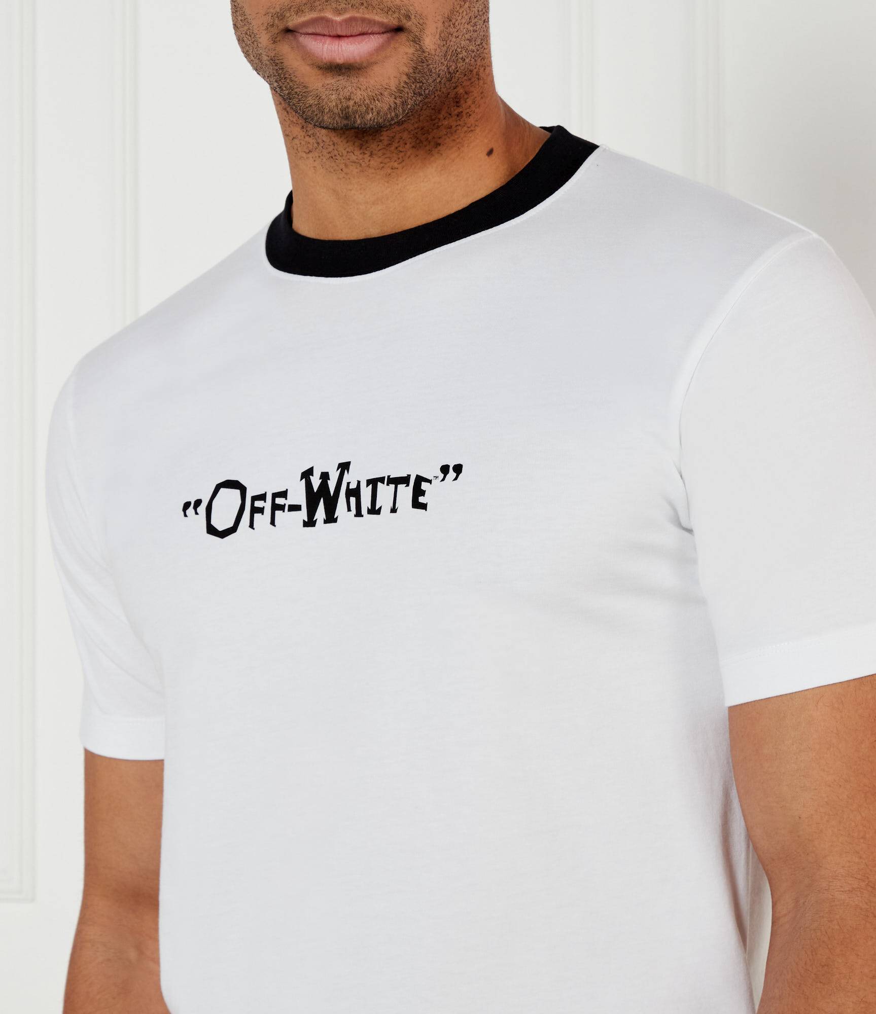 Футболка чоловіча Off White Off Quote Slim Tee — фото 5