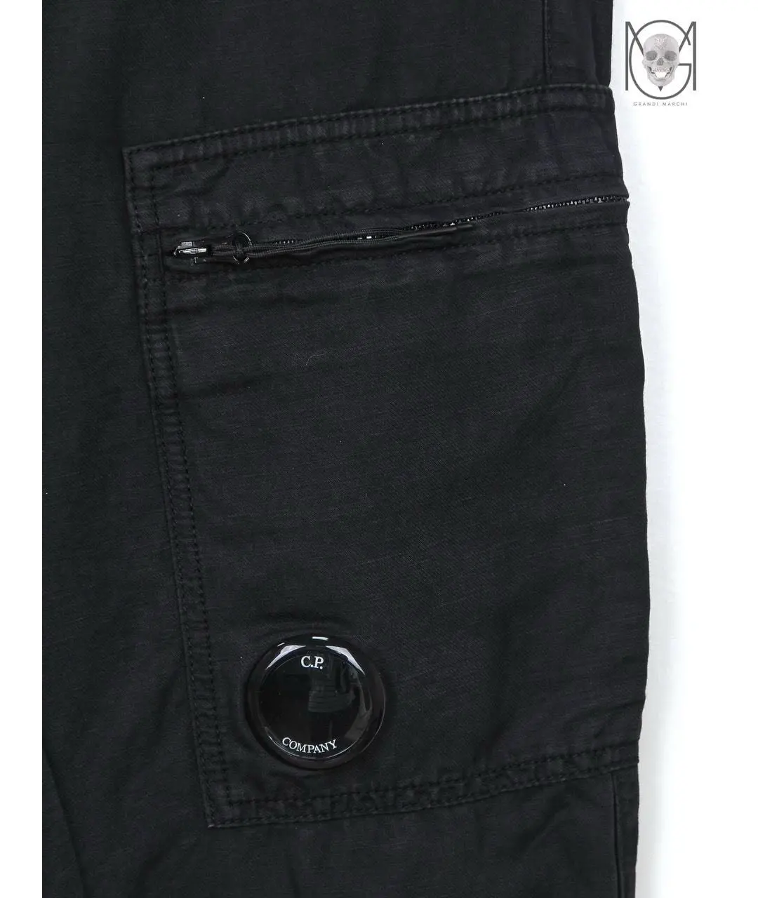 Штани чоловічі Cp Company Cargo Linen Pants — фото 6