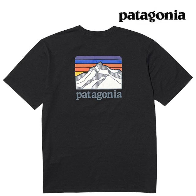 Футболка чоловіча Patagonia Men's Line Logo Ridge Pocket Responsibili-Tee — фото 1