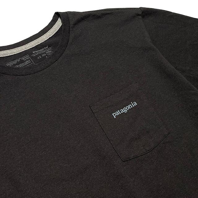 Футболка чоловіча Patagonia Men's Line Logo Ridge Pocket Responsibili-Tee — фото 4