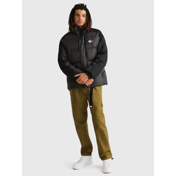 Куртка чоловіча Tommy Jeans Badge Puffer Jacket Black — фото 2