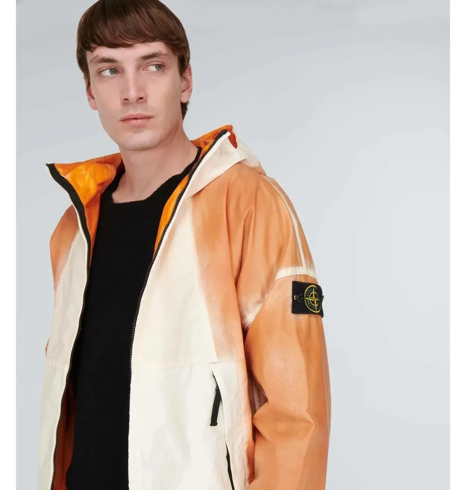 Куртка чоловіча Stone Island Hand-Sprayed Mussola Gommata-TC Jacket Pczec — фото 4