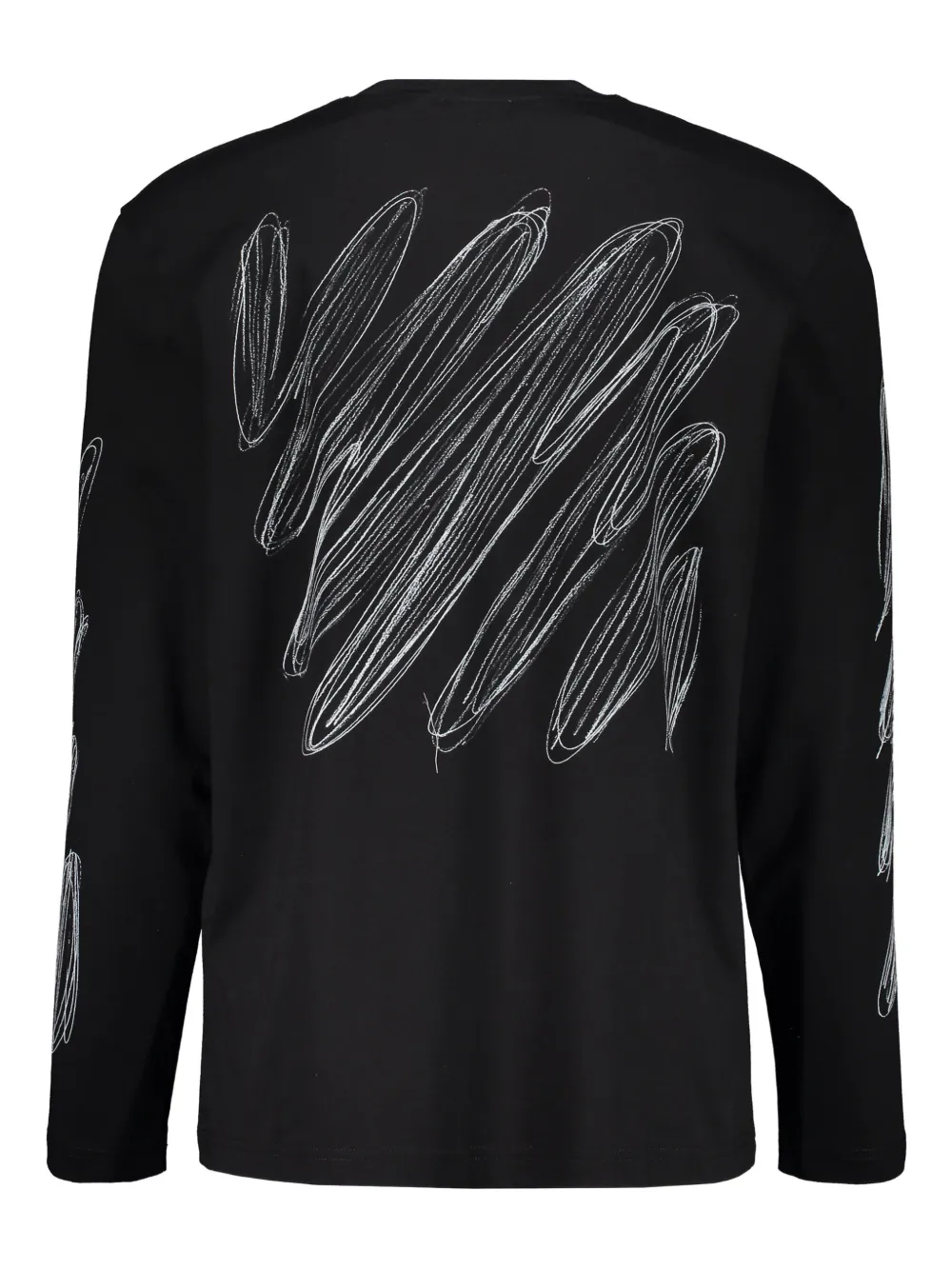 Світшот чоловічий Off-White Men's Long Sleeve T-Shirt Scribble Diags — фото 4