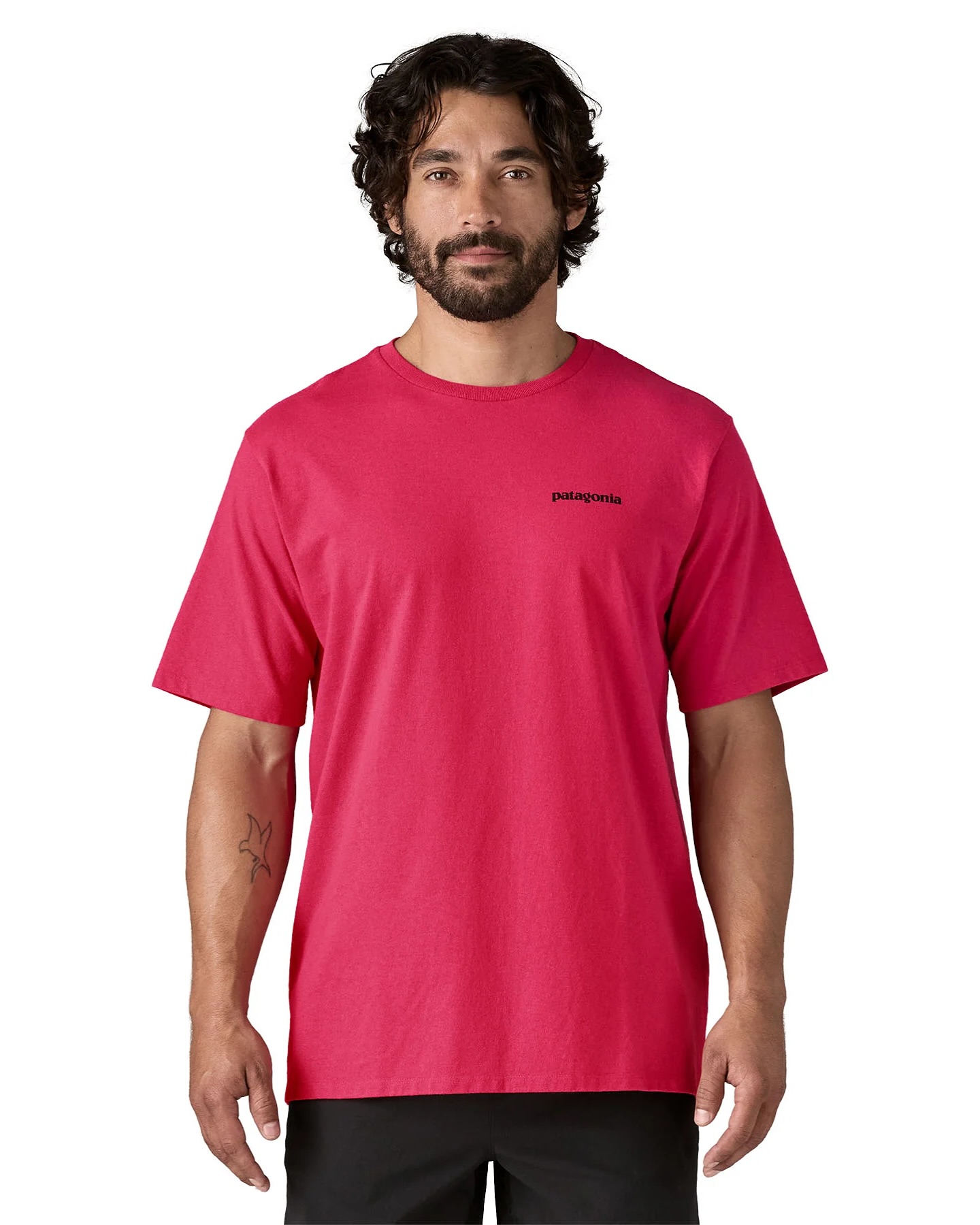 Футболка Patagonia P-6 Logo Responsibili -TEE Luminous Pink — фото 3