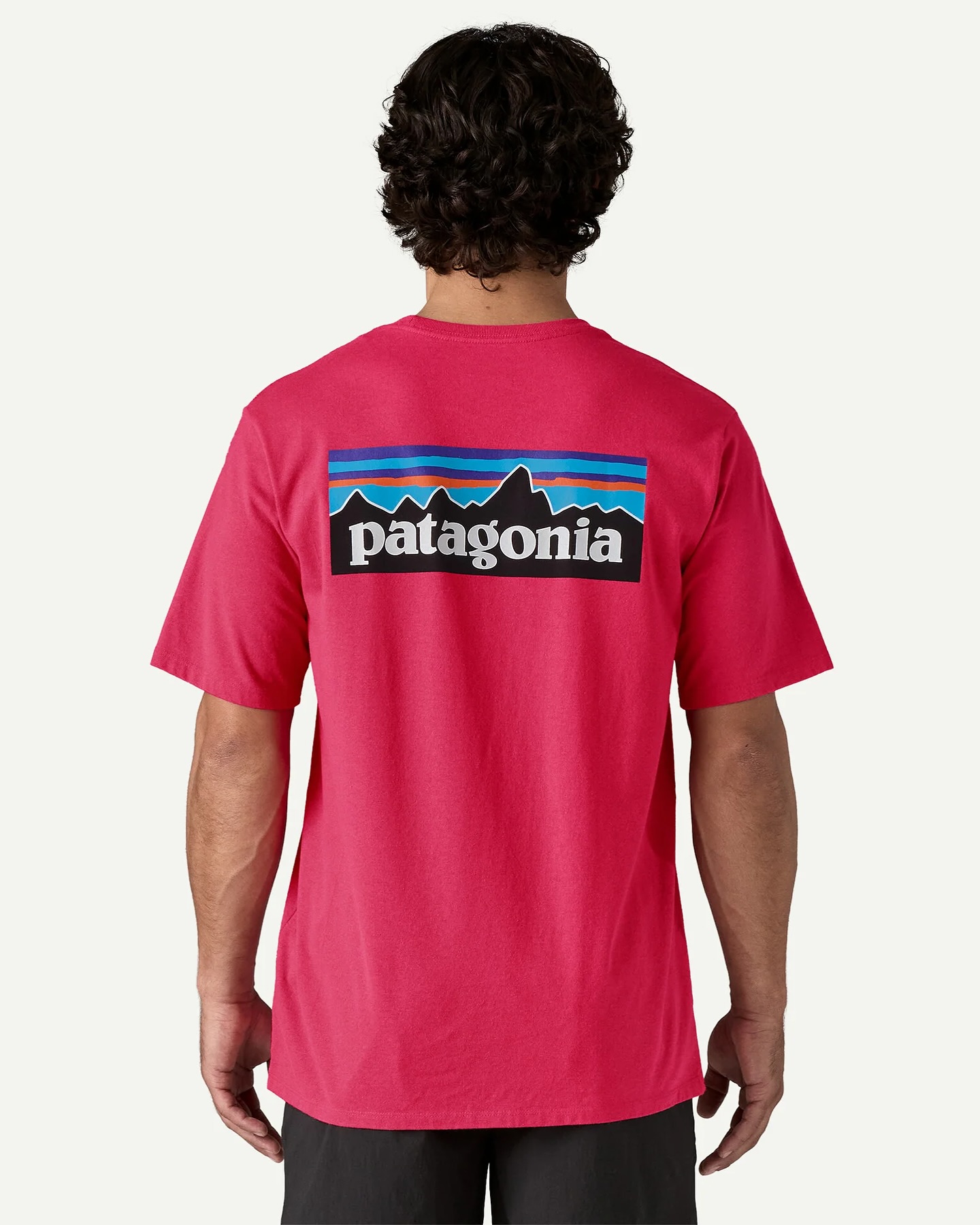 Футболка Patagonia P-6 Logo Responsibili -TEE Luminous Pink — фото 4