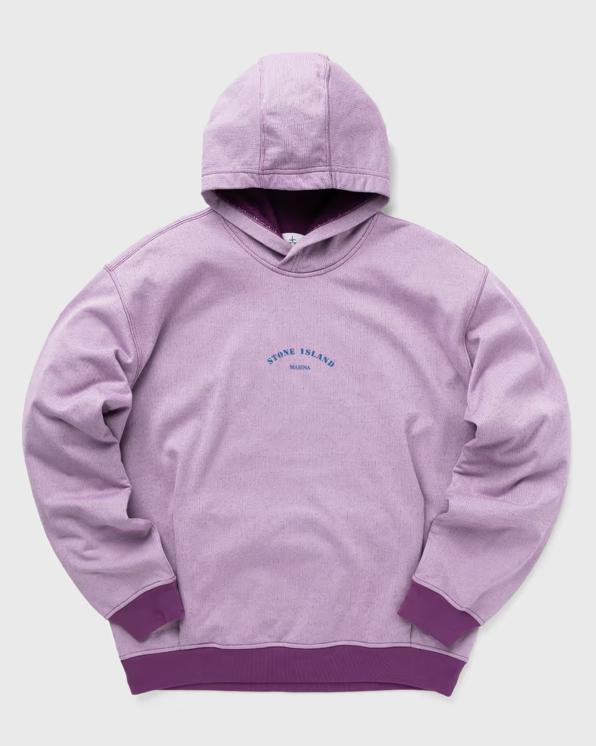Худі чоловіче Stone Island Marina Plated Dyed Popover Hoodie Pczec — фото 1