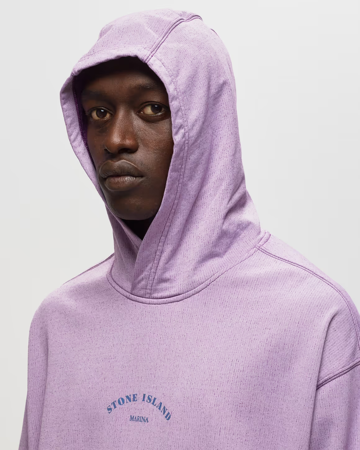 Худі чоловіче Stone Island Marina Plated Dyed Popover Hoodie Pczec — фото 4
