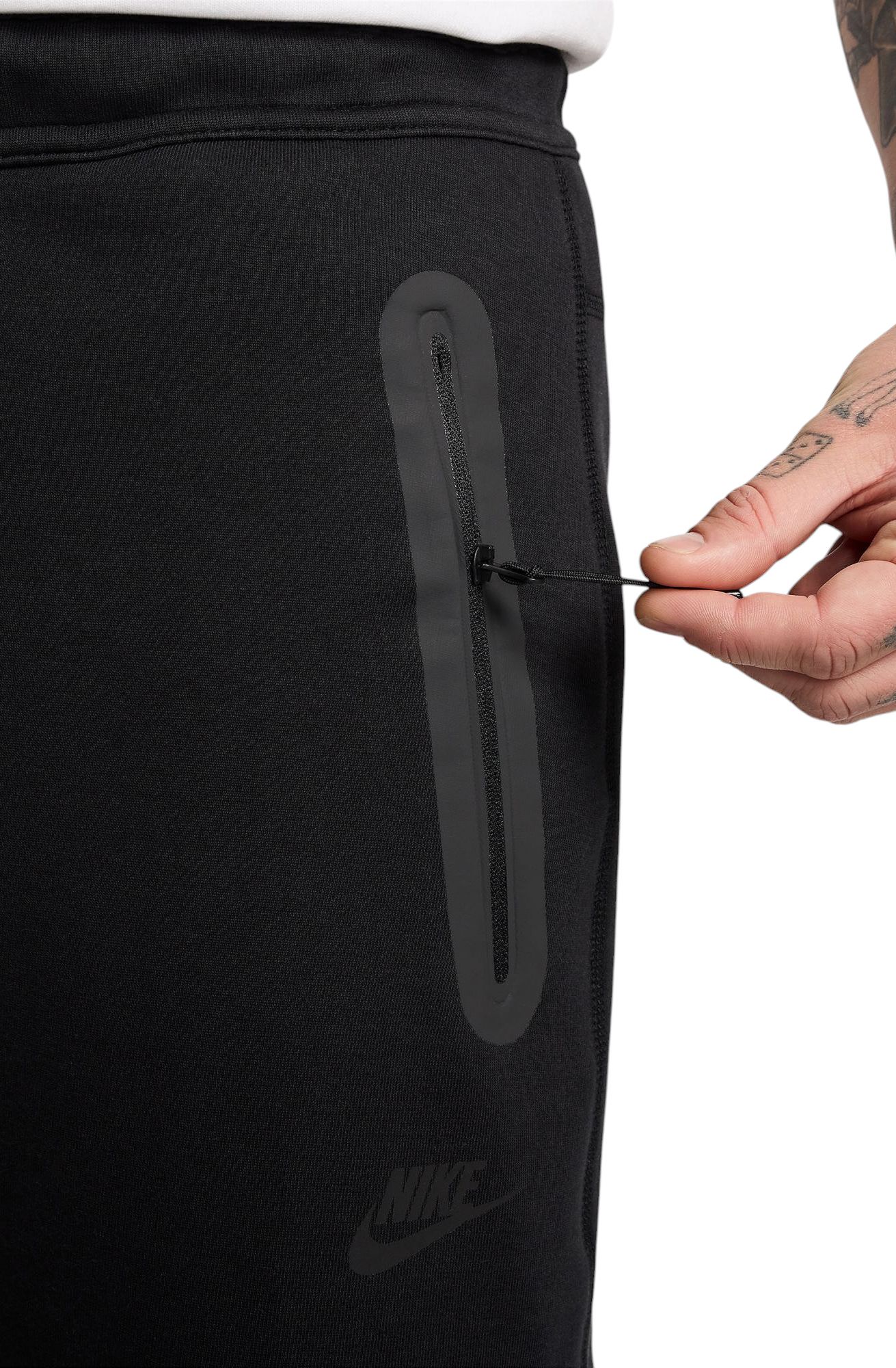 Брюки чоловічі Nike Tech Fleece Open-Hem Pants Black (HJ6533-010) — фото 6