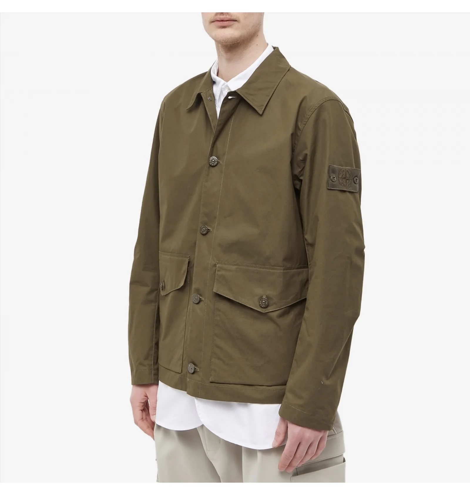 Куртка Stone Island Ghost Ventile 2 Pocket Olive — фото 4
