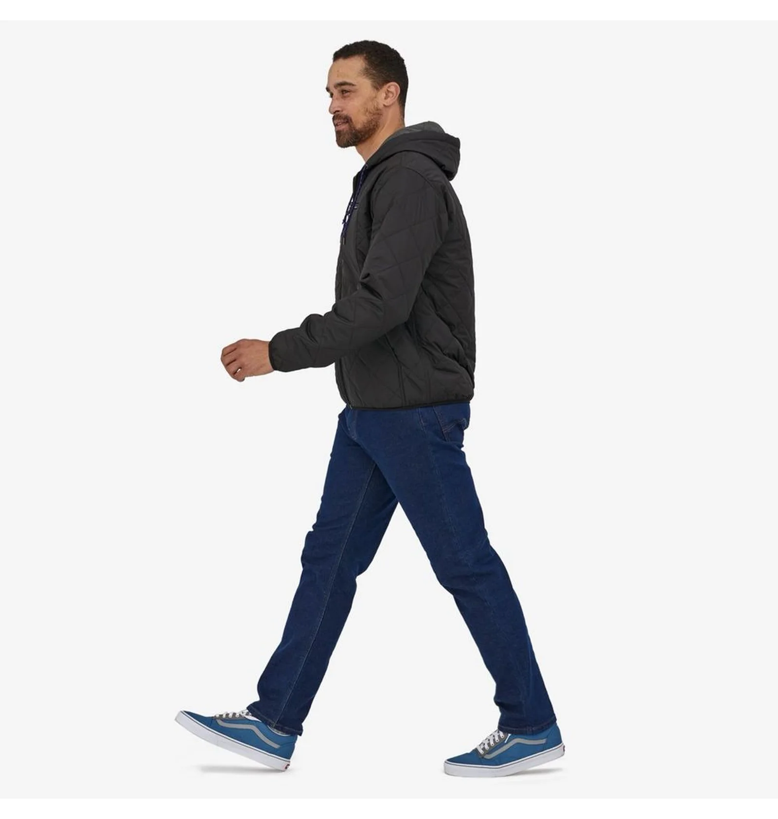 Куртка чоловіча Patagonia Diamond Quilted Bomber Hoody Black (BLK27610) — фото 6