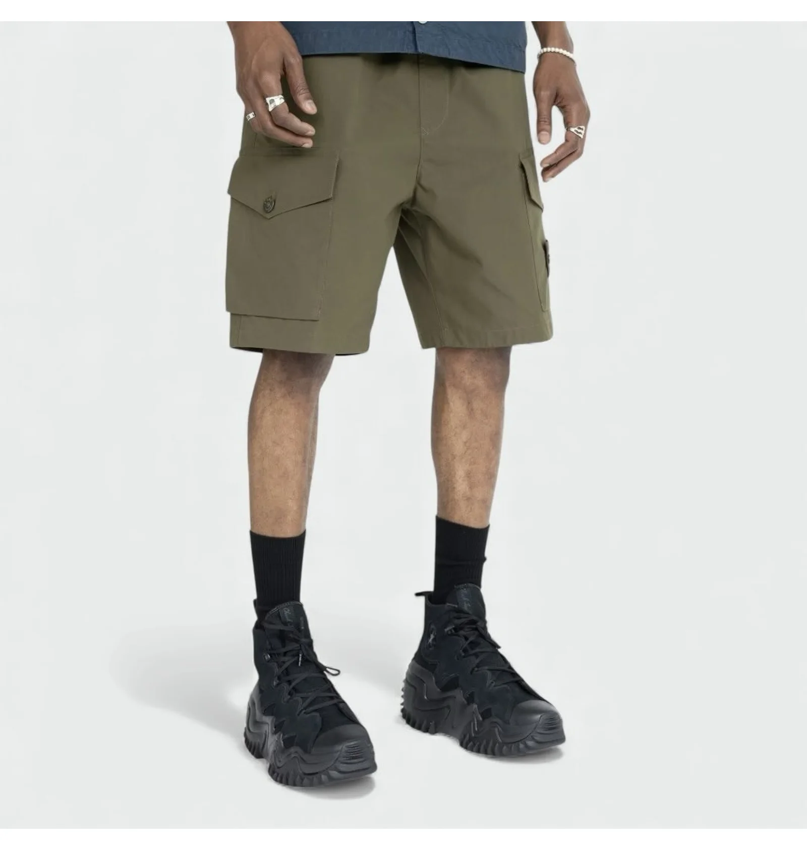 Шорти Stone Island Bermuda Comfort Ghost — фото 5