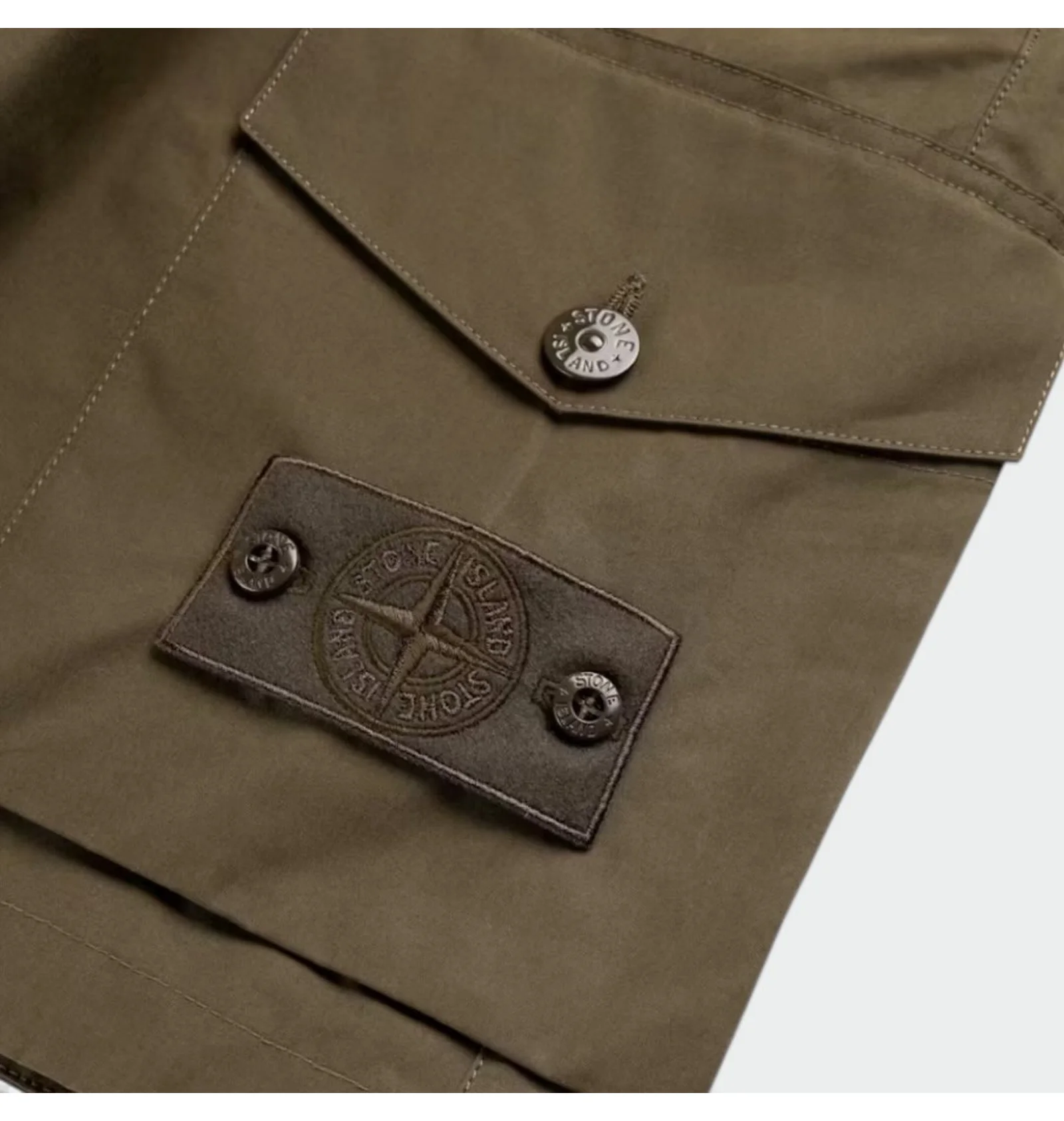 Шорти Stone Island Bermuda Comfort Ghost — фото 8